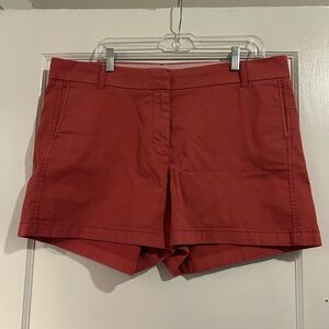 J. Crew Salmon Pink Cotton Chino Shorts